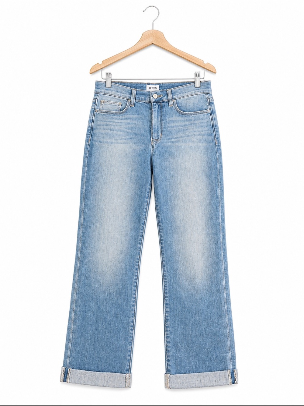 Hudson Blair High Rise Straight Crop Jeans NWT Danielle Wash Size 28